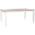 Esstisch DKD Home Decor Weiß Braun Akazienholz Mango-Holz 200 x 100 x 80 cm