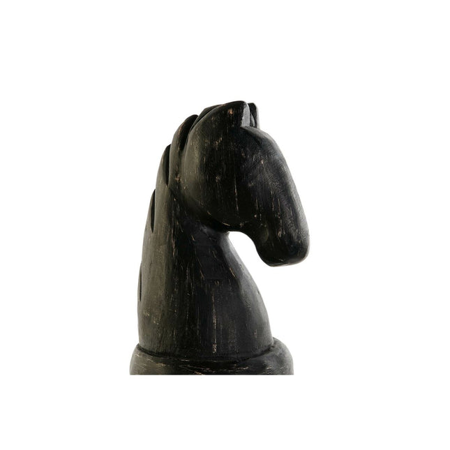 Deko-Figur DKD Home Decor Weiß Braun Schwarz Schachfiguren Loft 12 x 11 x 36 cm (2 Stück)
