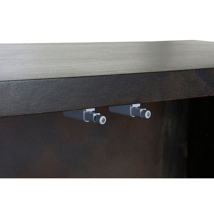 Anrichte DKD Home Decor Schwarz Metall Akazienholz 160 x 40 x 90 cm