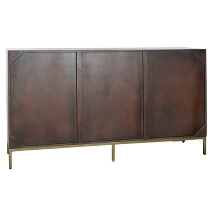 Anrichte DKD Home Decor Schwarz Metall Akazienholz 160 x 40 x 90 cm