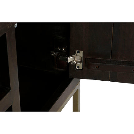 TV-Möbel DKD Home Decor 140 x 40 x 55 cm Schwarz Metall Akazienholz