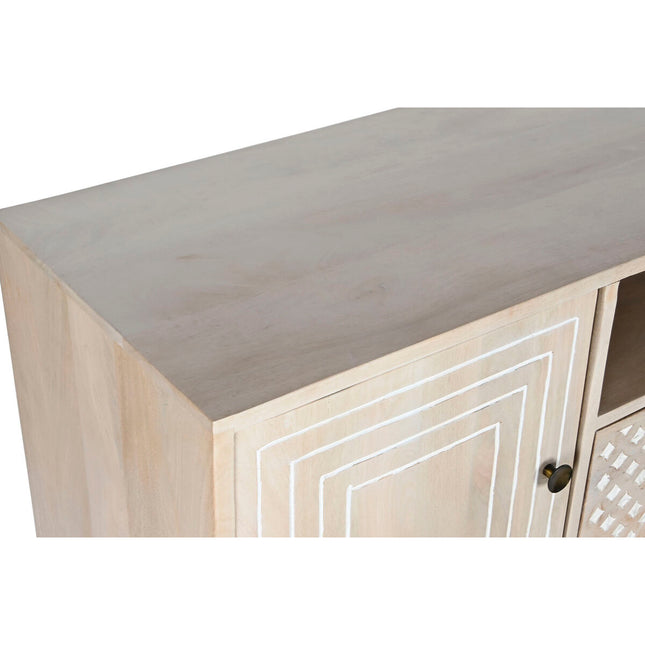 Anrichte DKD Home Decor Weiß natürlich Mango-Holz 115 x 42 x 75 cm