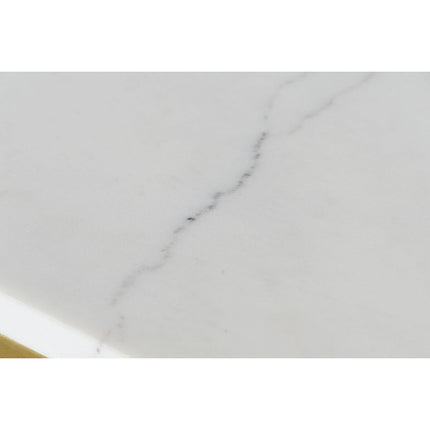 Konsole DKD Home Decor 100 x 40 x 77 cm Gold Weiß Marmor Eisen