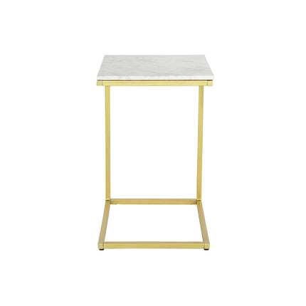 Beistelltisch DKD Home Decor 40 x 46 x 65 cm Gold Weiß Marmor Eisen