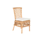 Stuhl DKD Home Decor Weiß natürlich Rattan 45 x 55 x 85 cm