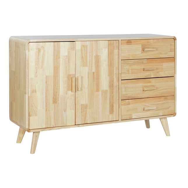 Anrichte DKD Home Decor Kautschukholz natürlich 120 x 30 x 75 cm