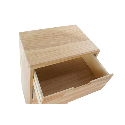 Schubladenschrank DKD Home Decor natürlich Kautschukholz Paulonia-Holz Holz MDF 40 x 30 x 78 cm