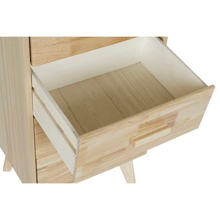 Schubladenschrank DKD Home Decor natürlich Kautschukholz Paulonia-Holz Holz MDF 40 x 30 x 78 cm