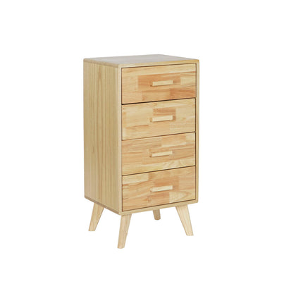 Schubladenschrank DKD Home Decor natürlich Kautschukholz Paulonia-Holz Holz MDF 40 x 30 x 78 cm