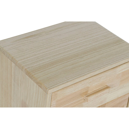 Nachttisch DKD Home Decor natürlich Kautschuk Paulonia-Holz Holz MDF 40 x 30 x 48 cm