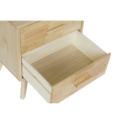 Nachttisch DKD Home Decor natürlich Kautschuk Paulonia-Holz Holz MDF 40 x 30 x 48 cm