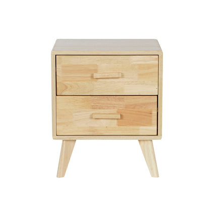 Nachttisch DKD Home Decor natürlich Kautschuk Paulonia-Holz Holz MDF 40 x 30 x 48 cm