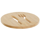 Untersetzer DKD Home Decor natürlich Bambus 17,5 x 17,5 x 1 cm