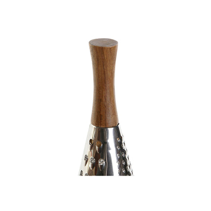 Reibe DKD Home Decor Edelstahl Akazienholz 11 x 11 x 24 cm