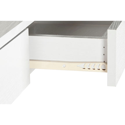 Regal DKD Home Decor Weiß Durchsichtig Kristall Holz MDF 90 x 35 x 180 cm