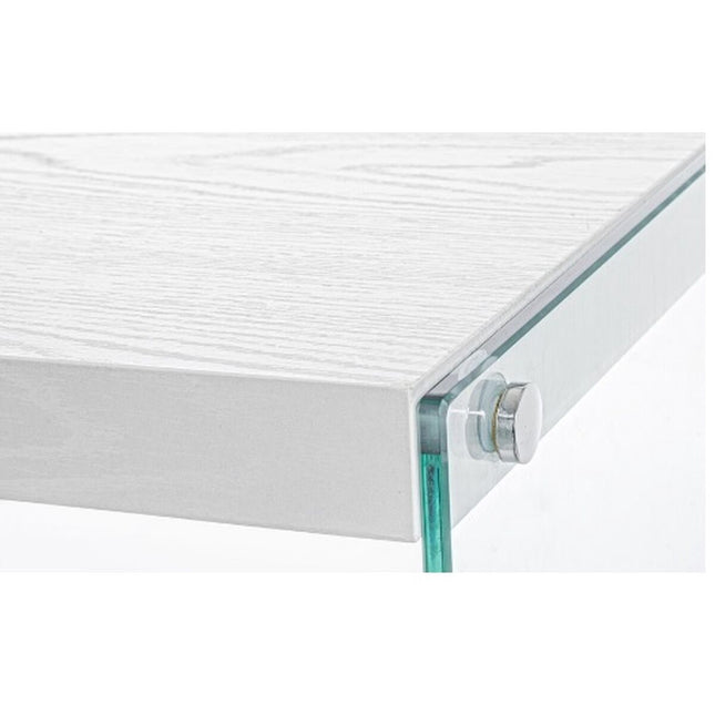 Konsole DKD Home Decor Kristall Durchsichtig Weiß 120 x 40 x 76 cm Holz MDF