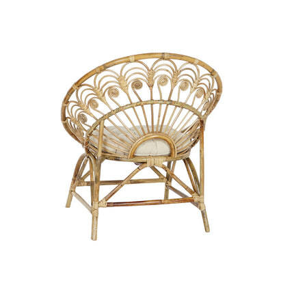 Sessel DKD Home Decor Weiß Braun 75 x 50 x 90 cm