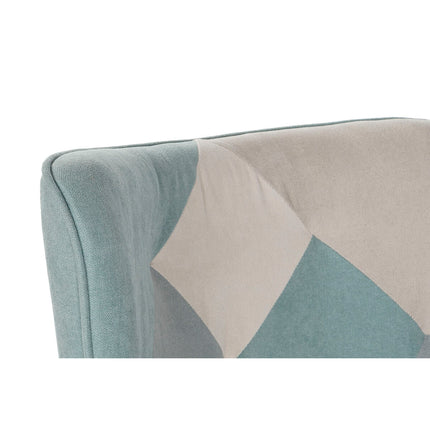 Sessel DKD Home Decor 70 x 73 x 100 cm Beige Weiß grün Hellgrau