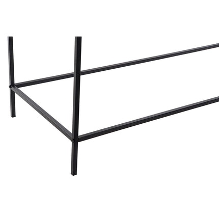 Konsole DKD Home Decor Braun Schwarz Metall Kristall Holz MDF 120 x 40 x 83 cm