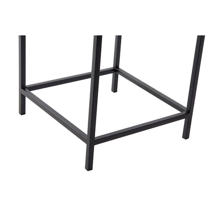 Beistelltisch DKD Home Decor Braun Schwarz Metall Kristall Holz MDF 30 x 30 x 65 cm