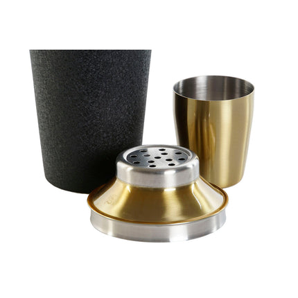Cocktail-Shaker DKD Home Decor Schwarz Edelstahl 9,5 x 9,5 x 22 cm