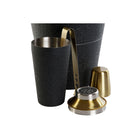 Cocktail-Set DKD Home Decor Schwarz Gold Edelstahl 22 x 22 x 21 cm