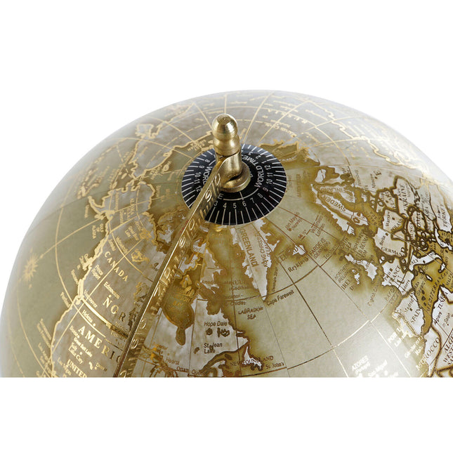 Terraqueo-Globus DKD Home Decor Braun Gold Vintage 24 x 20 x 38 cm