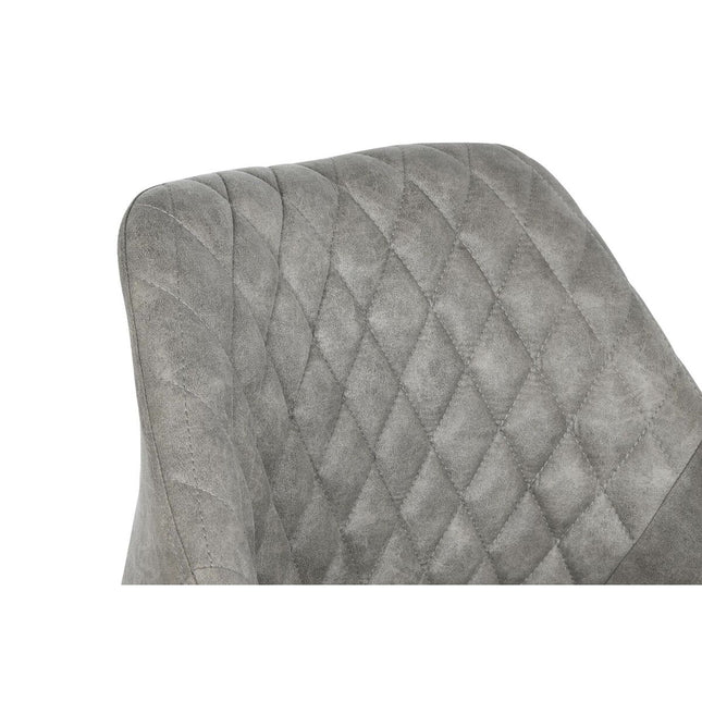 Stuhl DKD Home Decor Schwarz Grau Metall 55 x 58 x 83 cm