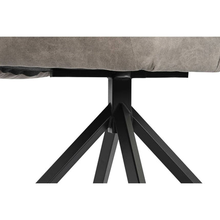Stuhl DKD Home Decor Schwarz Grau Metall 55 x 58 x 83 cm