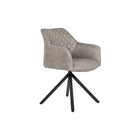 Stuhl DKD Home Decor Schwarz Grau Metall 55 x 58 x 83 cm
