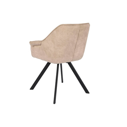 Stuhl DKD Home Decor Schwarz Beige Metall 64 x 67 x 85 cm