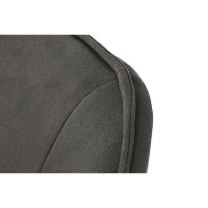 Stuhl DKD Home Decor Schwarz Dunkelbraun Dunkelgrau Metall 64 x 67 x 85 cm