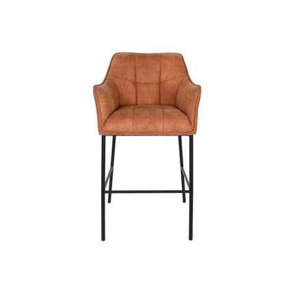Hocker DKD Home Decor Schwarz Camel Metall 59 x 60 x 107 cm
