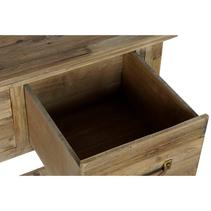 Beistellmöbel DKD Home Decor natürlich Metall Tanne Recyceltes Holz 109 x 36 x 79,5 cm