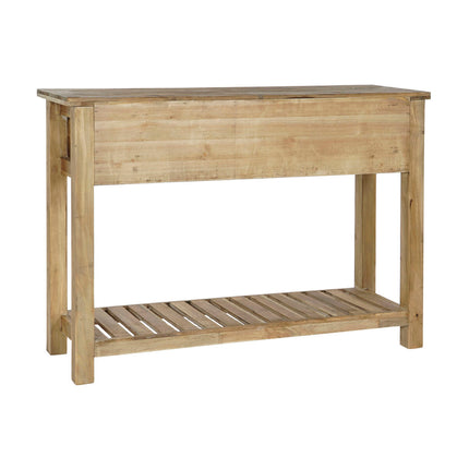 Beistellmöbel DKD Home Decor natürlich Metall Tanne Recyceltes Holz 109 x 36 x 79,5 cm