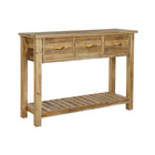 Beistellmöbel DKD Home Decor natürlich Metall Tanne Recyceltes Holz 109 x 36 x 79,5 cm