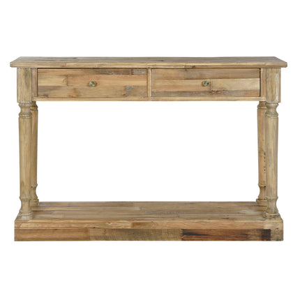 Beistellmöbel DKD Home Decor Metall Tanne Recyceltes Holz natürlich 120 x 30 x 81 cm
