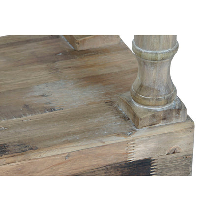 Beistellmöbel DKD Home Decor Metall Tanne Recyceltes Holz natürlich 120 x 30 x 81 cm