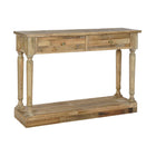 Beistellmöbel DKD Home Decor Metall Tanne Recyceltes Holz natürlich 120 x 30 x 81 cm