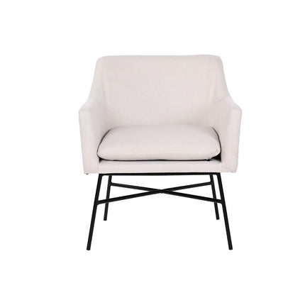 Sessel DKD Home Decor Beige Metall 66 x 62 x 75 cm