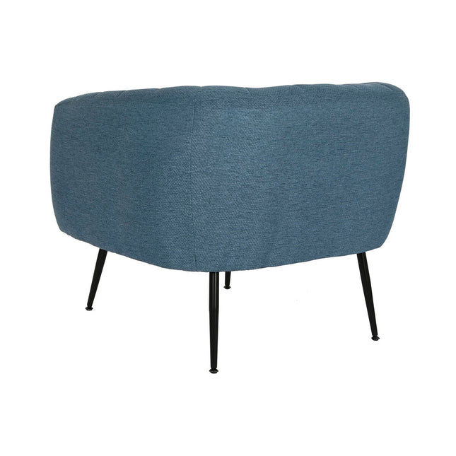 Sessel DKD Home Decor Blau Gold Schaum Holz Metall 81 x 75 x 73 cm