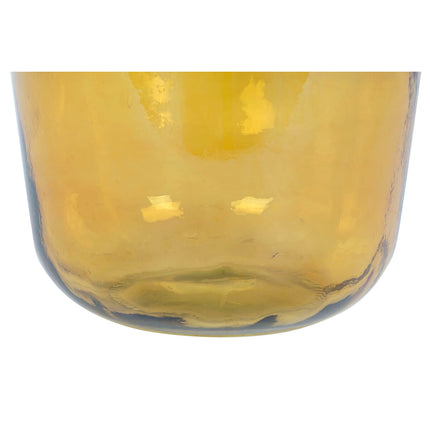 Vase DKD Home Decor 36 x 36 x 56 cm Orange Verre trempé