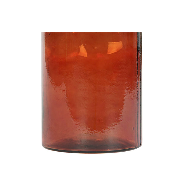Vase DKD Home Decor 25 x 25 x 75 cm Schnur Terrakotta Verre trempé