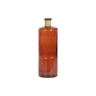 Vase DKD Home Decor 25 x 25 x 75 cm Schnur Terrakotta Verre trempé