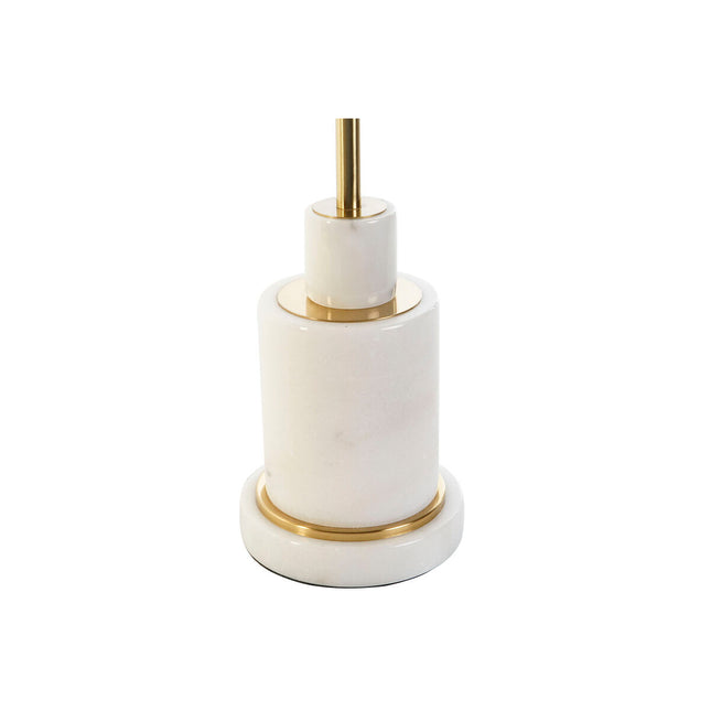 Tischlampe DKD Home Decor Weiß Gold Metall Marmor 50 W 220 V 25 x 25 x 81 cm
