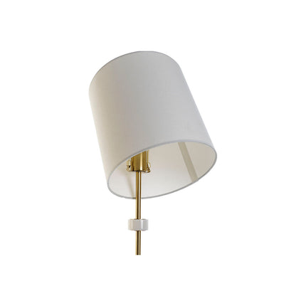 Tischlampe DKD Home Decor Weiß Gold Metall Marmor 50 W 220 V 25 x 25 x 81 cm