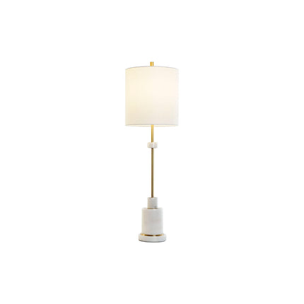 Tischlampe DKD Home Decor Weiß Gold Metall Marmor 50 W 220 V 25 x 25 x 81 cm