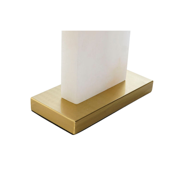 Tischlampe DKD Home Decor Weiß Gold Metall Marmor 50 W 220 V 38 x 25 x 76 cm