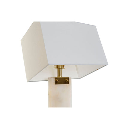 Tischlampe DKD Home Decor Weiß Gold Metall Marmor 50 W 220 V 38 x 25 x 76 cm