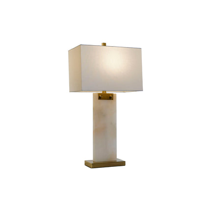 Tischlampe DKD Home Decor Weiß Gold Metall Marmor 50 W 220 V 38 x 25 x 76 cm